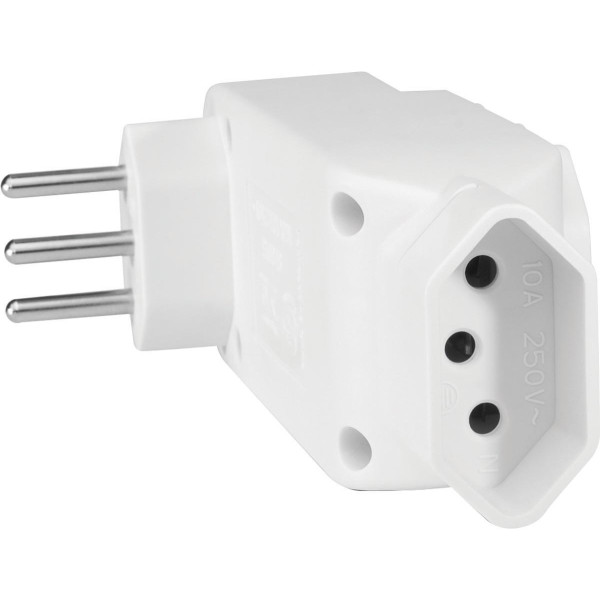 Adaptador L 4 Saidas Branco Wi246