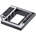Adaptador Caddy Para Hd Ou Ssd Gaveta Dvd Notebook Sata 12.7mm Ac-127